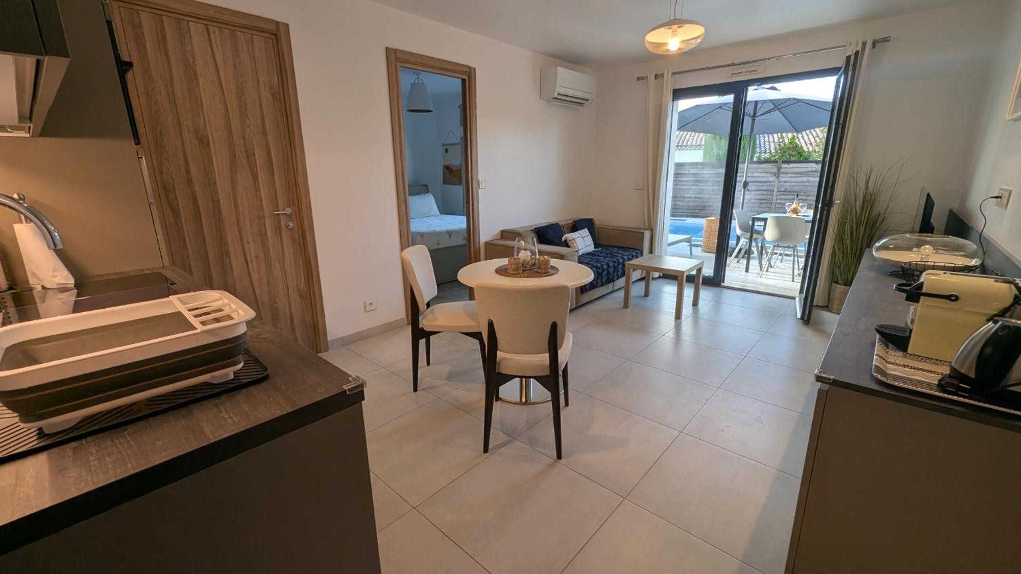 Appartement Luxe Avec Piscine Chauffee & Jacuzzi Prive - Cote D'Azur Рокфор-ле-Пен Экстерьер фото